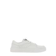 Dolce & Gabbana Rome Läder Sneakers Kvinnor Gummisula White, Dam