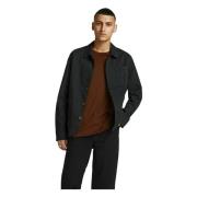 Jack & Jones 12189904-Black Skjorta Black, Herr