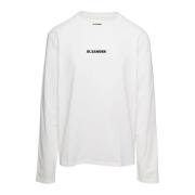 Jil Sander Långärmad T-shirt Beige, Dam