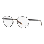 Ralph Lauren Semi Matte Black Glasögonbågar Black, Unisex