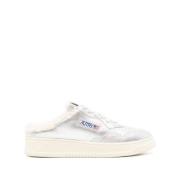 Autry Silver Medalist Low Women Sneakers Gray, Dam