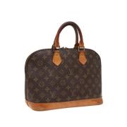 Louis Vuitton Vintage Pre-owned Canvas handvskor Brown, Dam