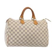 Louis Vuitton Vintage Pre-owned Canvas louis-vuitton-vskor Beige, Dam