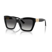 Jimmy Choo Cat-Eye solglasögon med grå linser Black, Dam