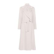 Max Mara Bältad ullrock beige Beige, Dam