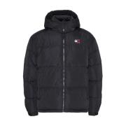 Tommy Hilfiger Återvunnen Polyester Pufferjacka Black, Herr