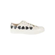 Comme des Garçons Play Hjärta Låg Topp Sneakers White, Herr