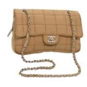 Chanel Vintage Pre-owned Canvas chanel-vskor Brown, Dam