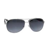 Prada Vintage Pre-owned Metall solglasgon Black, Dam