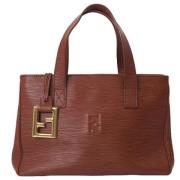 Fendi Vintage Pre-owned Laeder fendi-vskor Brown, Dam