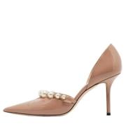 Jimmy Choo Pre-owned Pre-owned Laeder klackskor Beige, Dam