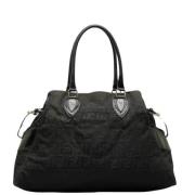 Fendi Vintage Pre-owned Canvas handvskor Black, Dam