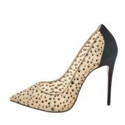 Christian Louboutin Pre-owned Pre-owned Mesh klackskor Beige, Dam