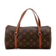 Louis Vuitton Vintage Pre-owned Canvas handvskor Brown, Dam