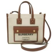 Burberry Vintage Pre-owned Laeder totevskor Beige, Dam