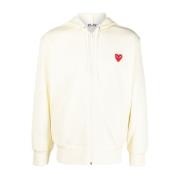 Comme des Garçons Play Play Zip Hoodie Beige, Herr