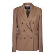 Dondup Peak Revers Ull Blazer Jacka Brown, Dam