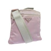 Prada Vintage Pre-owned Nylon prada-vskor Pink, Dam