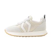 Mikakus Barcelona Beige Retro Futuristisk Sneaker Multicolor, Dam