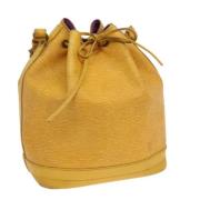 Louis Vuitton Vintage Pre-owned Laeder axelremsvskor Yellow, Dam