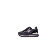 Liu Jo Svarta sportsneakers Logo Sidan Nylon Black, Dam