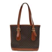 Celine Vintage Pre-owned Laeder totevskor Brown, Dam