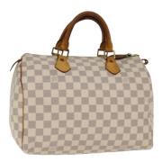 Louis Vuitton Vintage Pre-owned Canvas louis-vuitton-vskor Beige, Dam