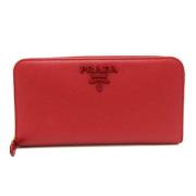 Prada Vintage Pre-owned Laeder plnbcker Red, Dam