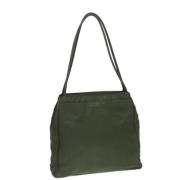 Prada Vintage Pre-owned Nylon prada-vskor Green, Dam