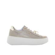 Nerogiardini Svarta Sneakers för Kvinnor Beige, Dam