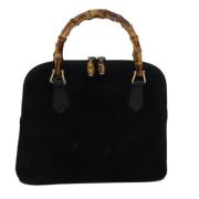 Gucci Vintage Pre-owned Mocka gucci-vskor Black, Dam