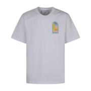 Casablanca Färgstark Tryckt T-shirt Gray, Herr