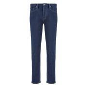 Emporio Armani Klassiska J75 Fit Bomullsjeans Blue, Herr