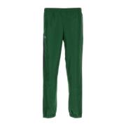 Lacoste Stiliga mörkgröna polyesterjoggers Green, Herr