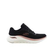 Skechers Låga Damsneakers Black, Dam