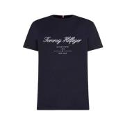 Tommy Hilfiger Logotyp T-shirt Blue, Herr