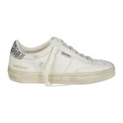 Golden Goose Glitter Häl Skinn Sneakers White, Dam