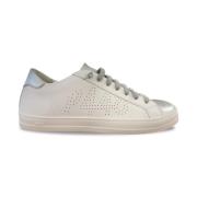 P448 Vita och silver Sneakers White, Dam