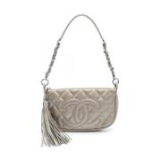 Chanel Vintage Pre-owned Laeder chanel-vskor Gray, Dam