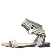 Jimmy Choo Pre-owned Pre-owned Canvas sandaler Multicolor, Dam