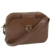 Celine Vintage Pre-owned Laeder axelremsvskor Brown, Dam