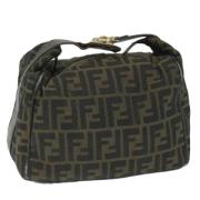 Fendi Vintage Pre-owned Canvas fendi-vskor Black, Dam