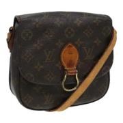 Louis Vuitton Vintage Pre-owned Canvas axelremsvskor Brown, Dam