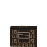 Fendi Vintage Pre-owned Canvas plnbcker Brown, Dam