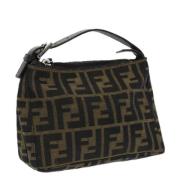 Fendi Vintage Pre-owned Canvas fendi-vskor Brown, Dam