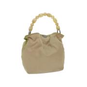 Dior Vintage Pre-owned Nylon handvskor Brown, Dam