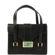 Fendi Vintage Pre-owned Laeder handvskor Black, Dam