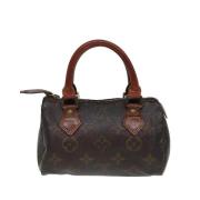 Louis Vuitton Vintage Pre-owned Canvas handvskor Brown, Dam