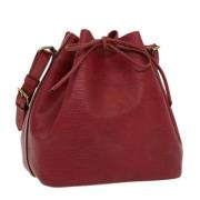 Louis Vuitton Vintage Pre-owned Laeder axelremsvskor Red, Dam