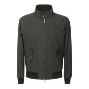 Baracuta Vattenavvisande Harrington-jacka i bomullsblandning Black, He...